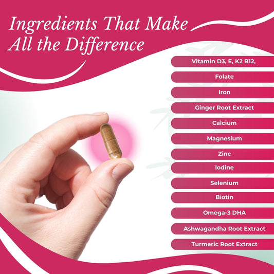 Women's multivitamin capsule & ingredients | Herb terra