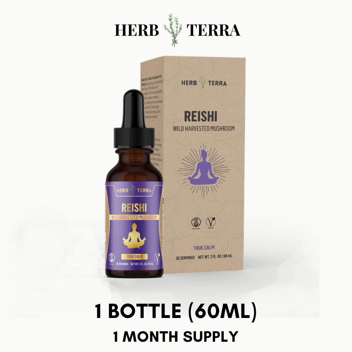 Reishi Mushroom Drops – 1 Bottle