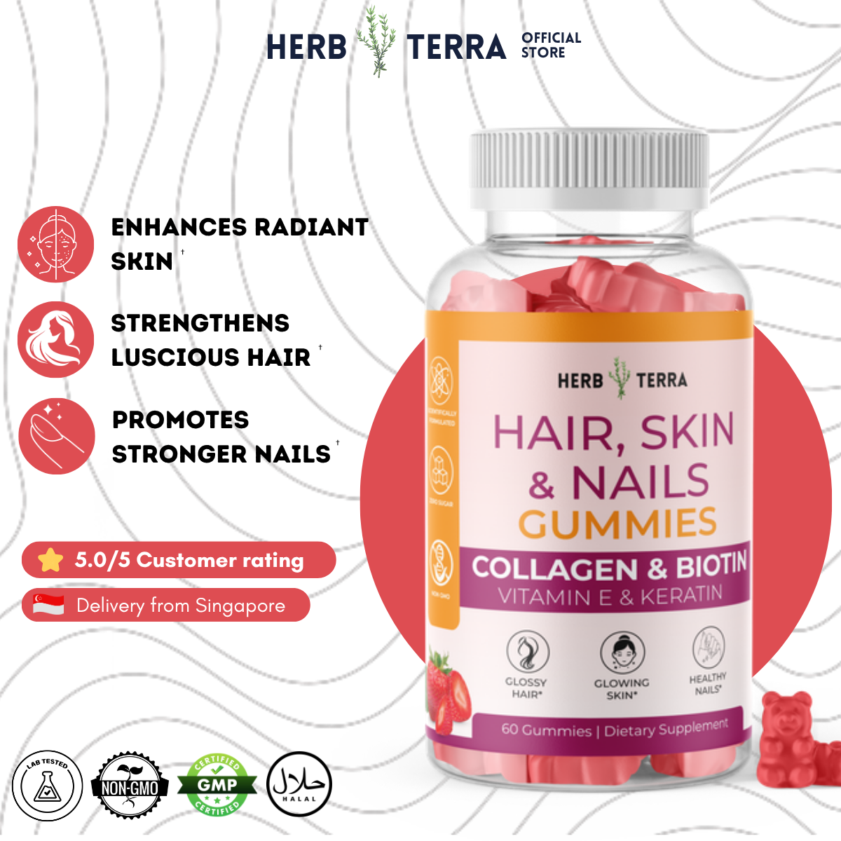 Hair, Skin & Nail Gummies – image 2