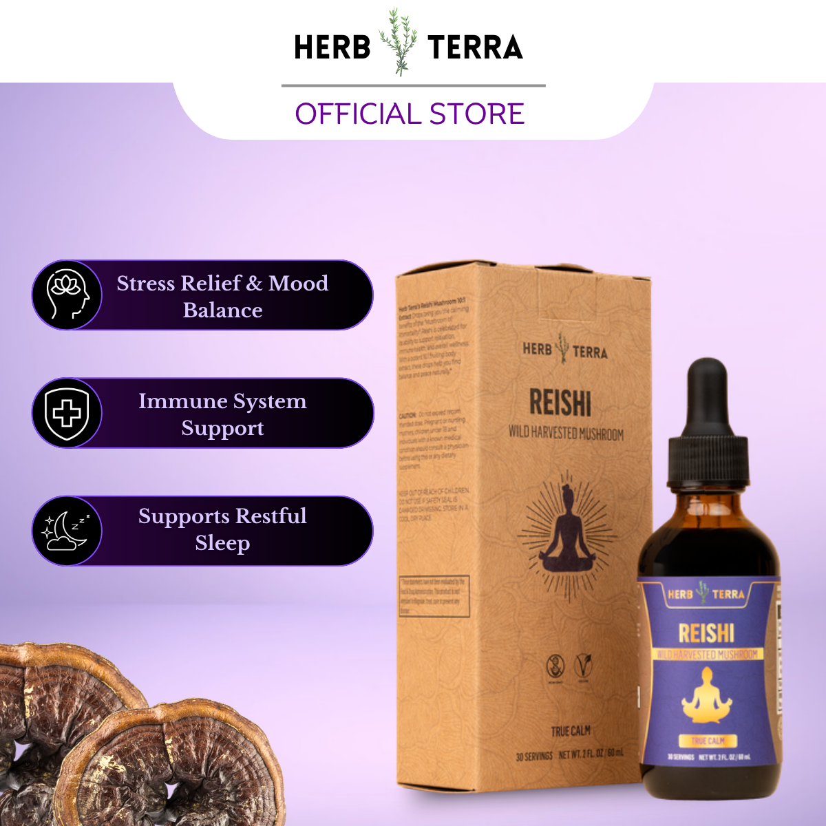 Reishi Mushroom Drops – image 2