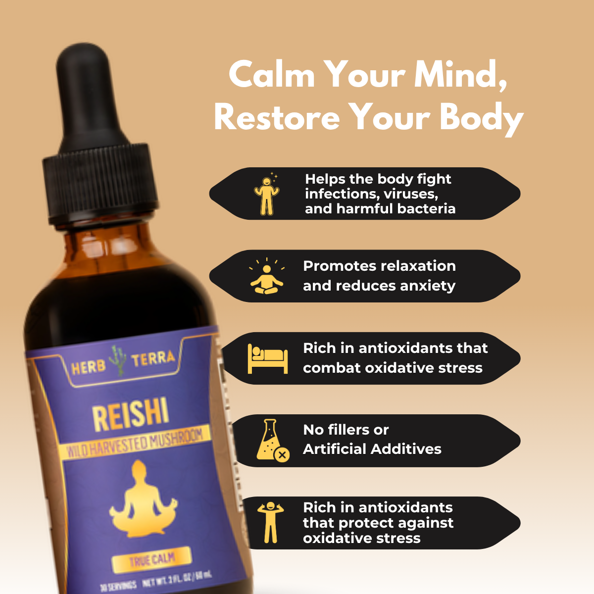 Reishi Mushroom Drops – image 3
