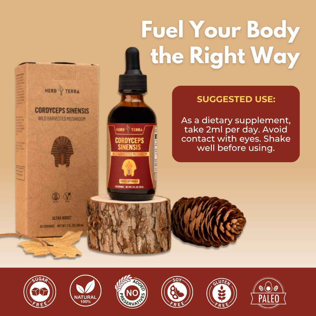 Cordyceps Mushroom Drops – image 5