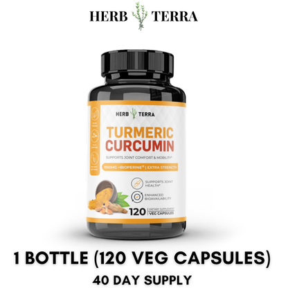 Turmeric Curcumin with Black Pepper – 1 Bottle
