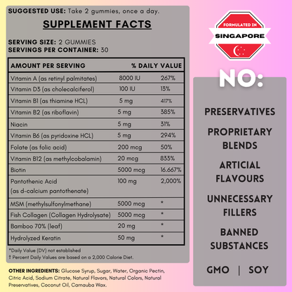 Hair, Skin & Nail Gummies – image 8