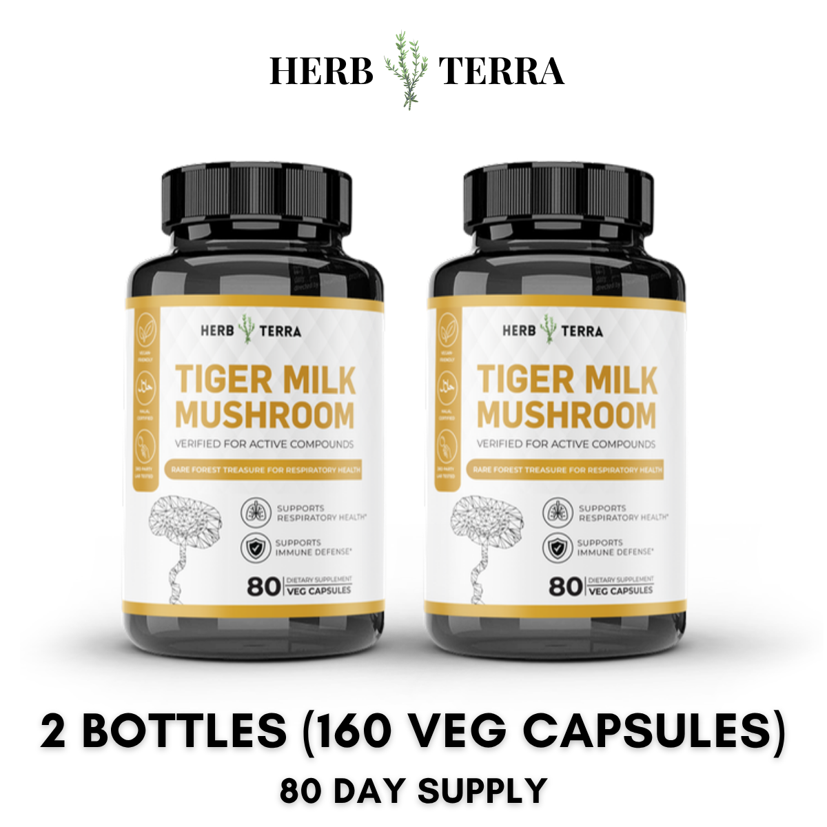 Tiger Milk Mushroom 虎乳芝 – 2 Bottles