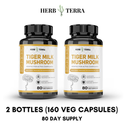 Tiger Milk Mushroom 虎乳芝 – 2 Bottles