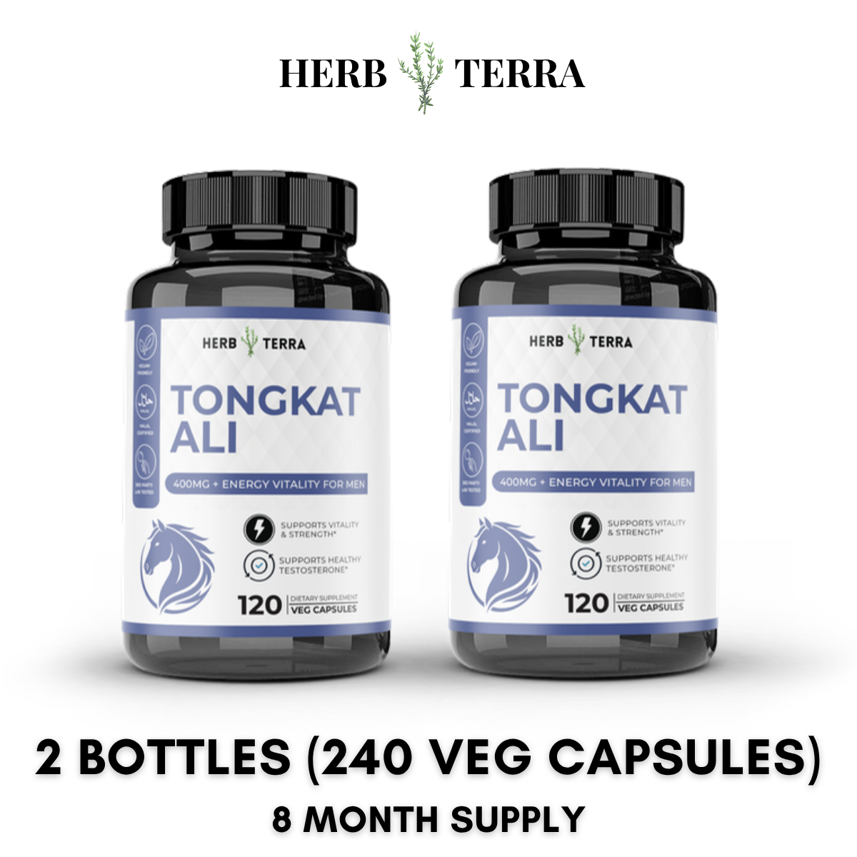 Tongkat Ali Root Extract – 2 Bottles