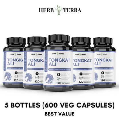 Tongkat Ali Root Extract – 5 Bottles