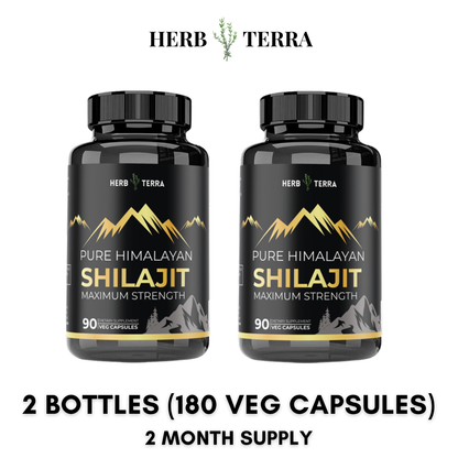 Himalayan Shilajit Capsules – 2 Bottles