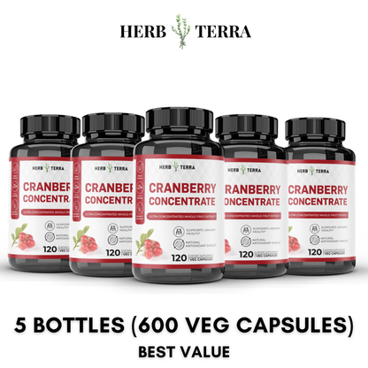 Cranberry Extract – 5 Bottles