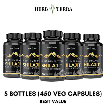 Himalayan Shilajit Capsules – 5 Bottles