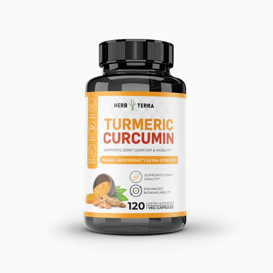 Turmeric Curcumin with Black Pepper | 120 Capsules