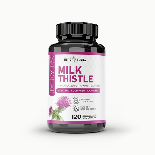 Milk Thistle Capsules | 120 Capsules | Liver Health Support
