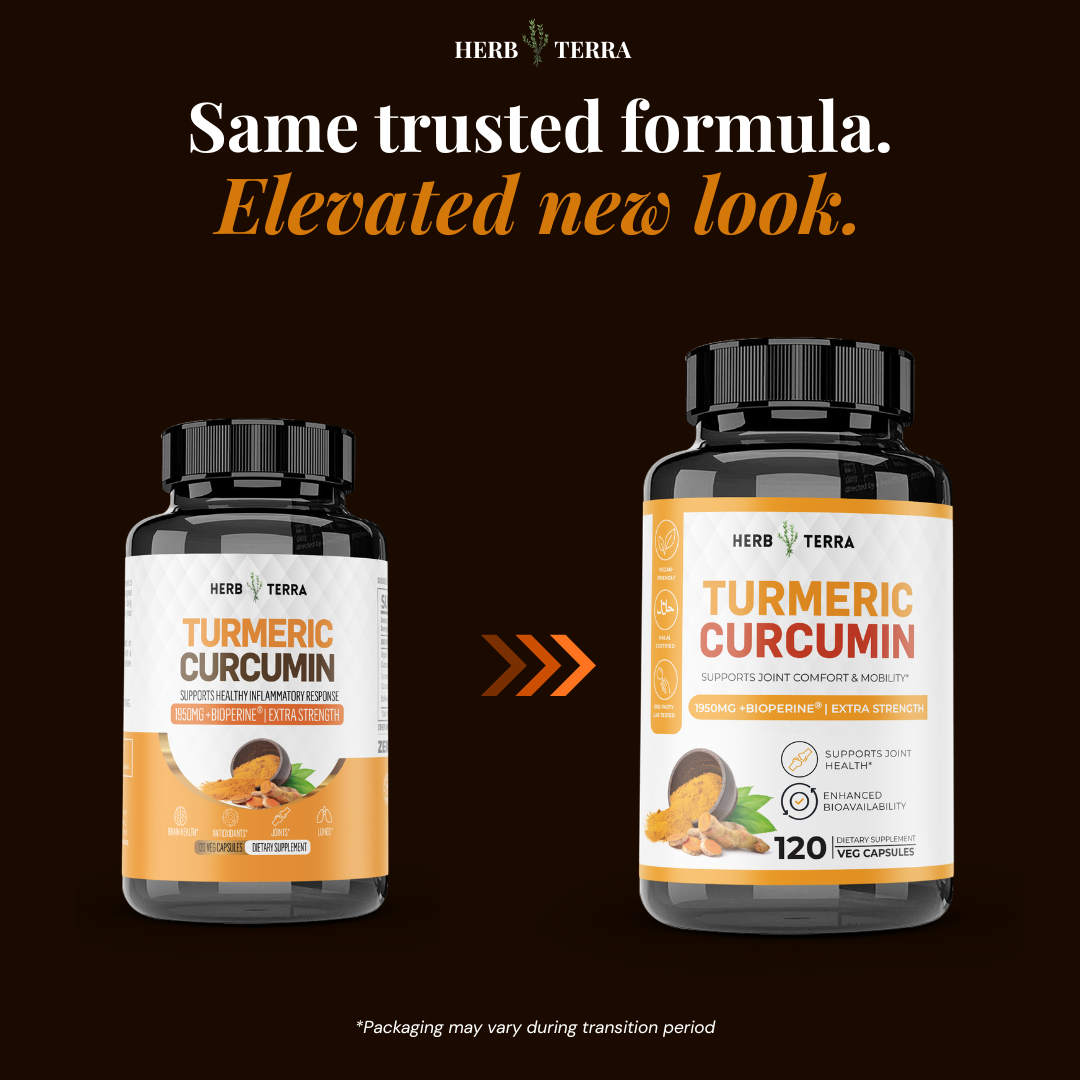 Turmeric Curcumin with Black Pepper | 120 Capsules