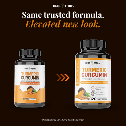 Turmeric Curcumin with Black Pepper | 120 Capsules