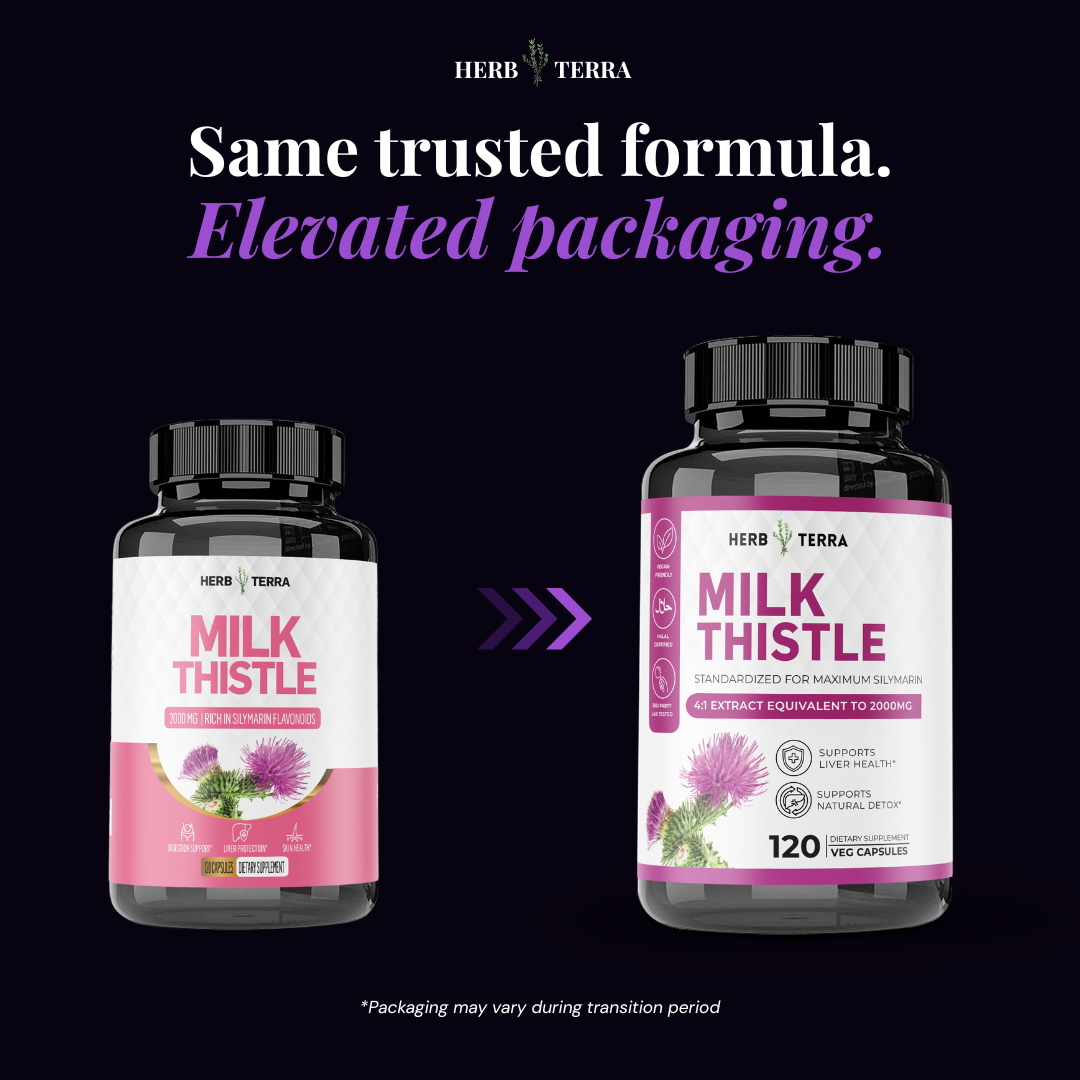 Milk Thistle Capsules | 120 Capsules | Liver Health Support