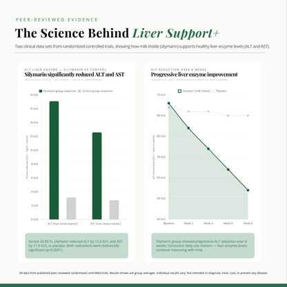 Liver Support+ | 120 Veg Capsules | Advanced Liver Support Formula