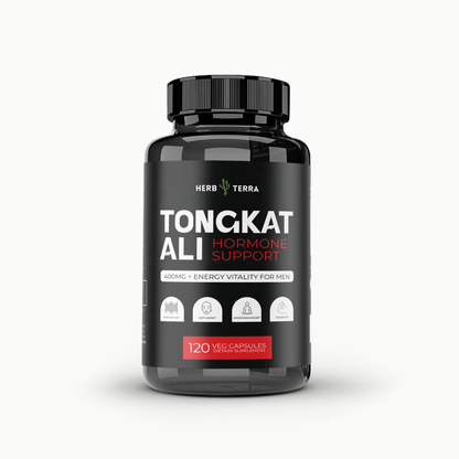 Tongkat Ali Root Extract | 120 Capsules | Natural Hormonal Support