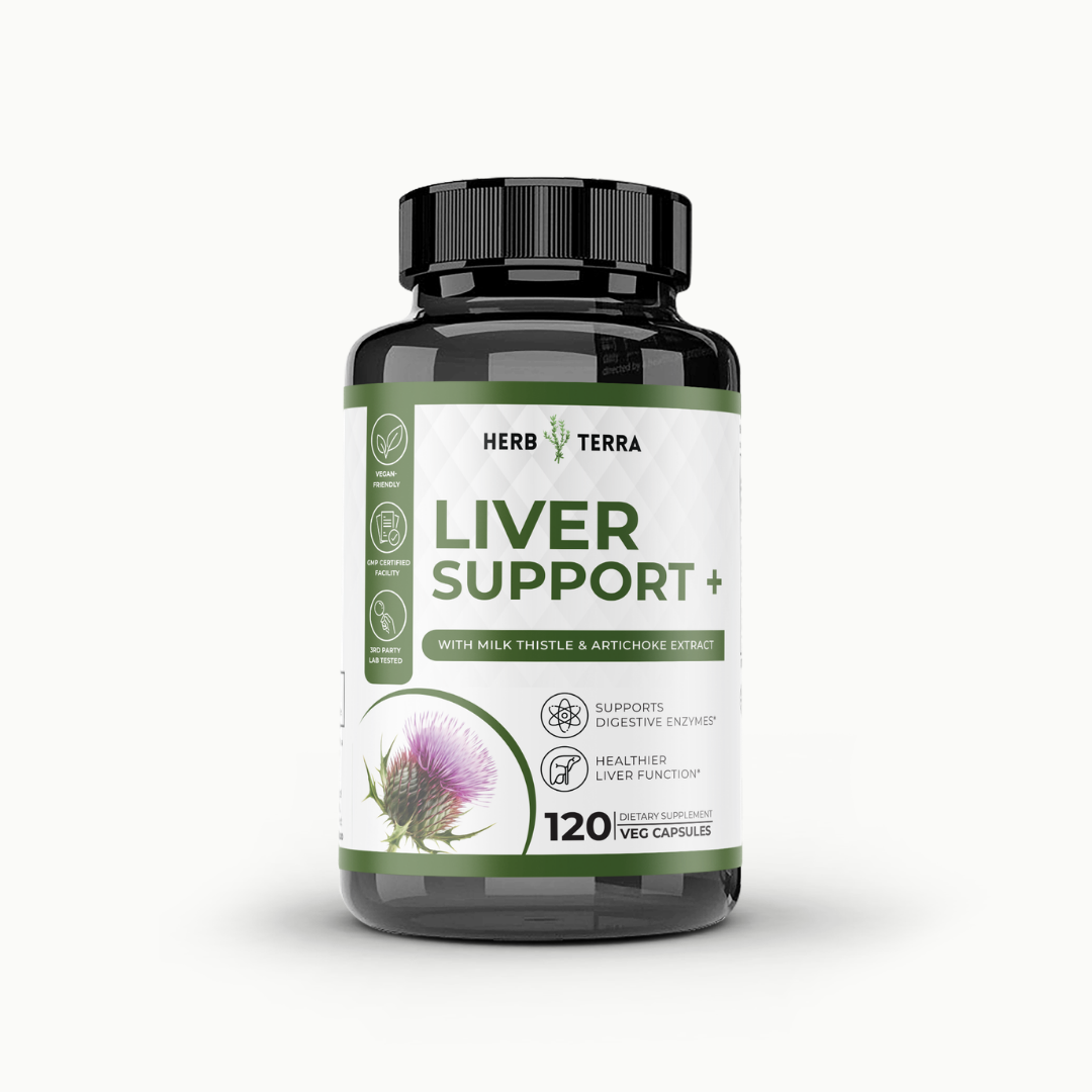 Liver Support+ | 120 Veg Capsules | Advanced Liver Support Formula