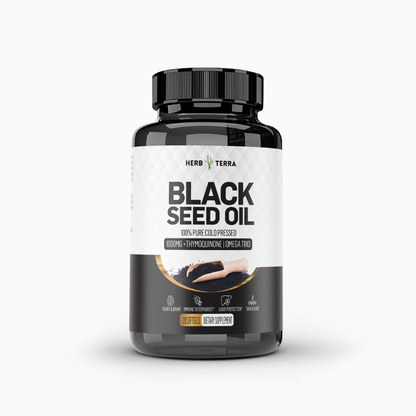 Black Seed Oil Capsules 1000mg | Habbatus Sauda Supplement