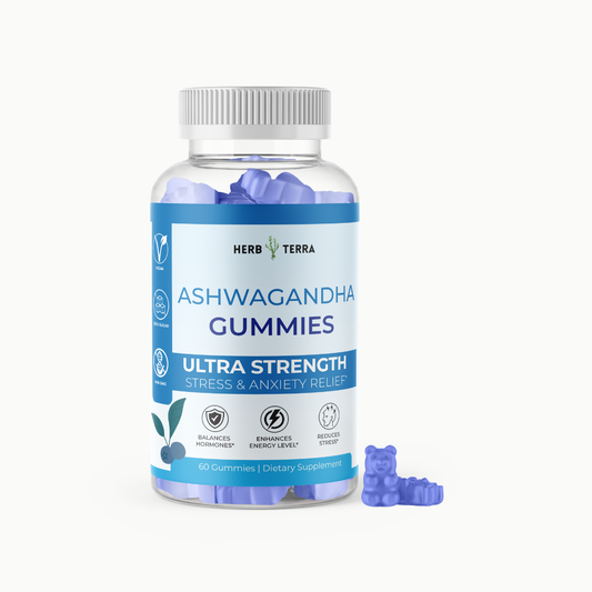 Ashwagandha Gummies | 60 Gummies | Stress Relief & Well-Being