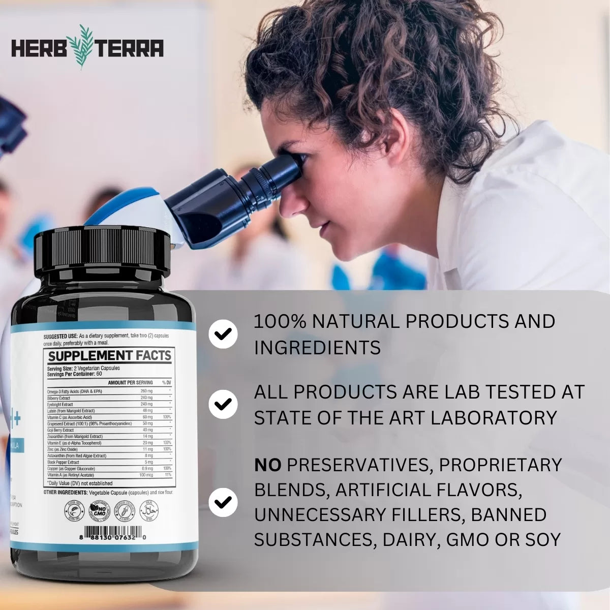 Herb Terra supplements, lab tested.| Herb terra