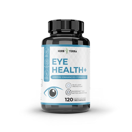Herb Terra Eye Health+ (120 capsules) – Bilberry & Antioxidants | Herb terra