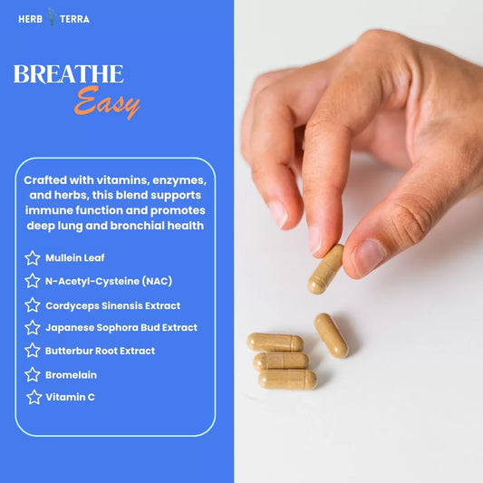Breathe Easy Lung & Bronchial Support
| Herb terra