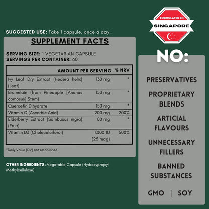 Lung Support+ | 60 Capsules