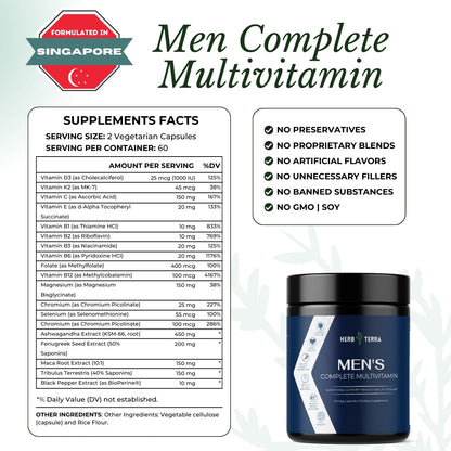 Men’s Multivitamin | 120 Veg Capsules