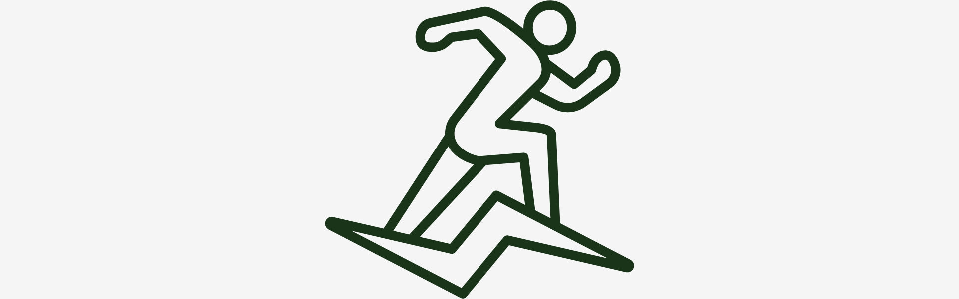 Running person speed icon.| Herb Terra