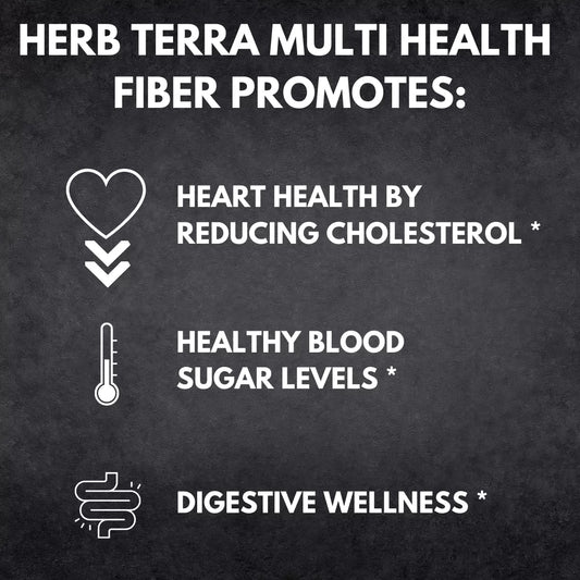 Herb Terra Multi Health Fiber benefits.| Herb terra